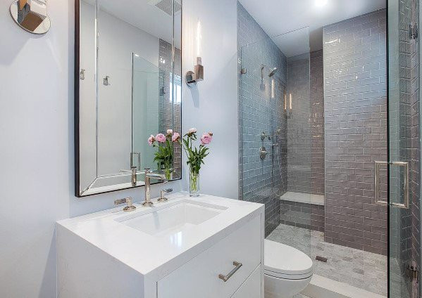 Grey Bathroom Tile Combinations
 Top 60 Best Grey Bathroom Tile Ideas Neutral Interior