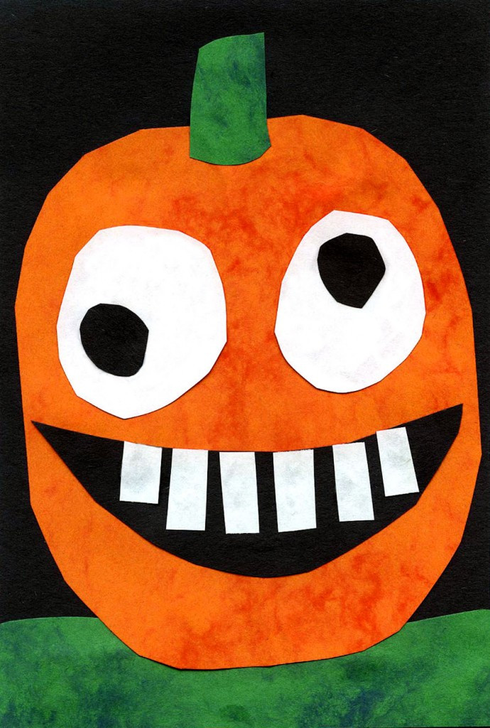 Halloween Art And Craft For Toddlers
 Silly Halloween Pumpkin · Art Projects for Kids