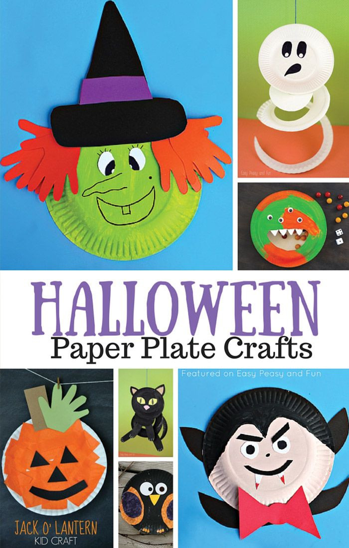 Halloween Art And Craft For Toddlers
 Halloween Paper Plate Crafts for Kids