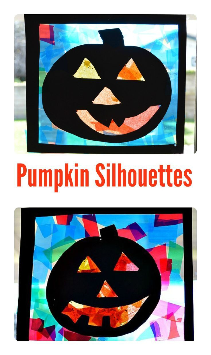 Halloween Art And Crafts For Preschoolers
 Gorgeous Halloween Craft for kids GREAT window decor with