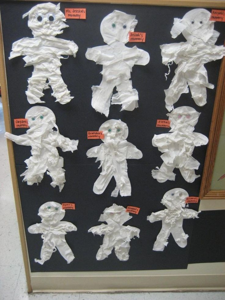 Halloween Art And Crafts For Preschoolers
 Halloween Preschool Craft Mummy Kids