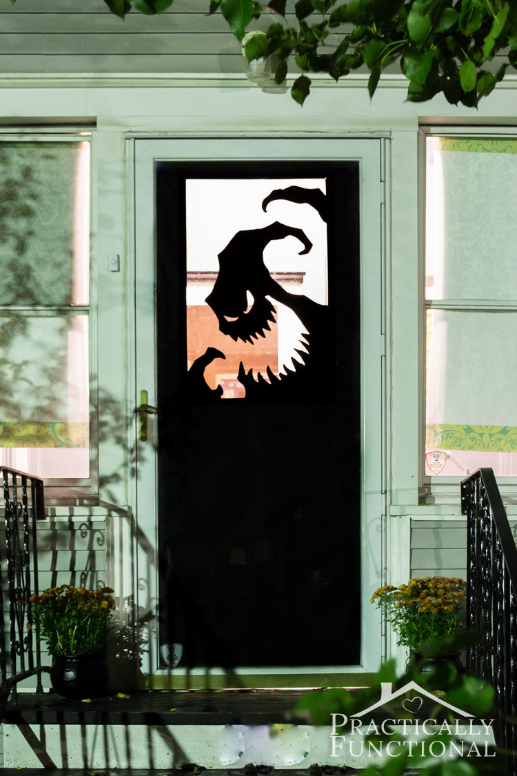 Halloween Door Decoration Ideas
 DIY Vinyl Halloween Door Decorations