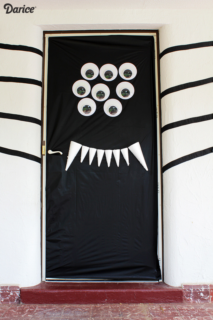Halloween Door Decoration Ideas
 Halloween Door Decorations DIY Silly Spider Darice