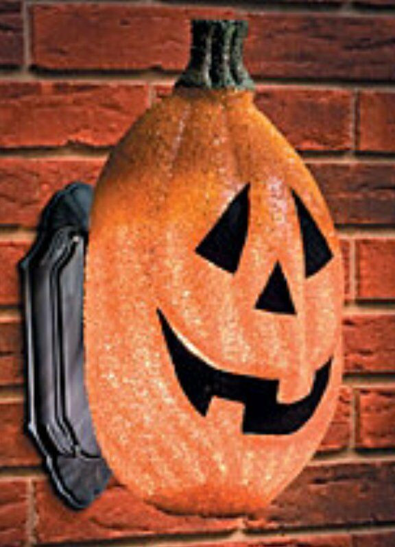 Halloween Porch Light Covers
 Halloween Jack o lantern Pumpkin Porch Light Cover 13