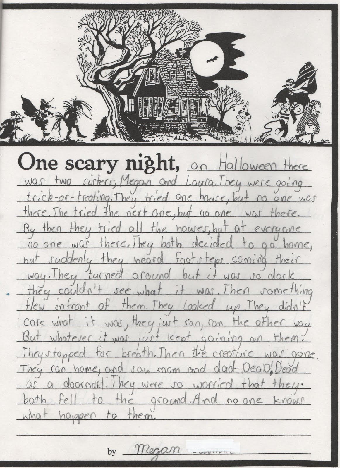 horror story essay examples