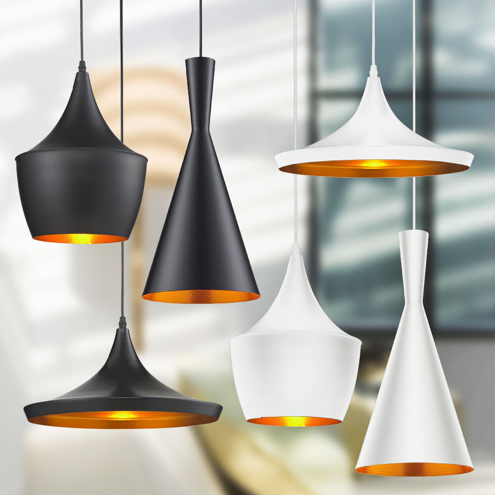 Hanging Light Fixtures For Kitchen
 White Black Beat Ceiling Fixtures Kitchen Bedrooom Pendant