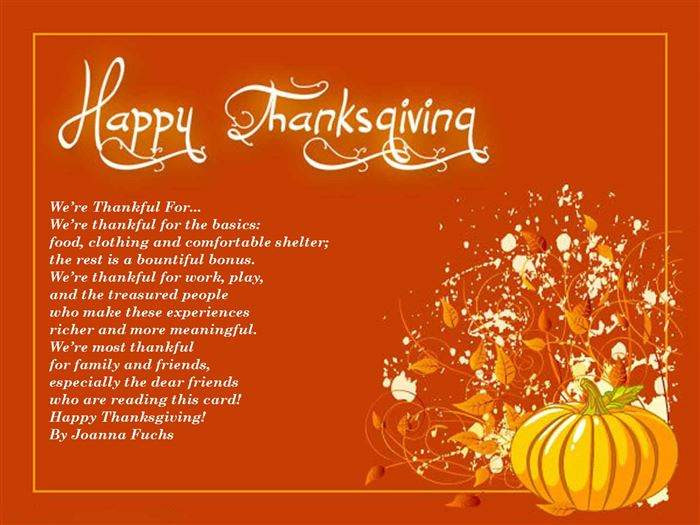 Happy Thanksgiving Quotes
 Top 10 Best Thanksgiving Poems 2015