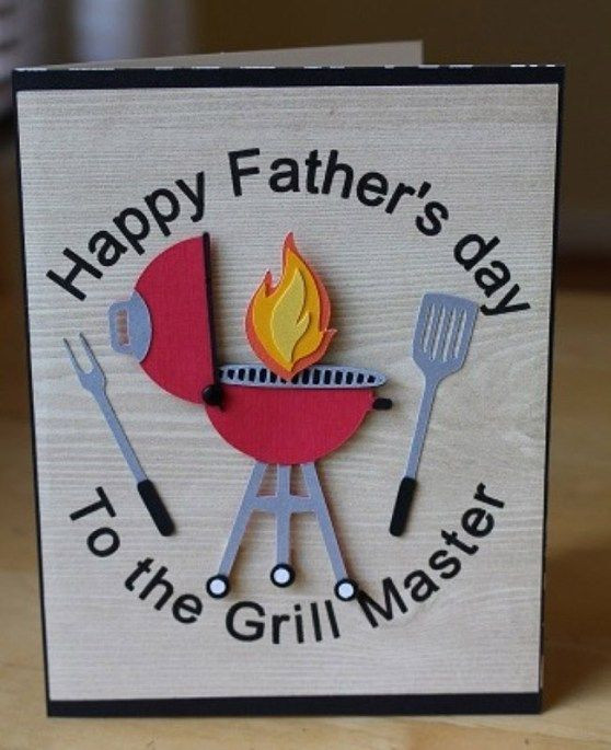Homemade Fathers Day Card Ideas
 A Grillin Father s Day