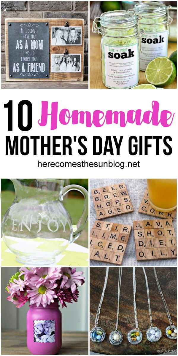 Homemade Mother's Day Gifts
 10 Homemade Mother s Day Gift Ideas