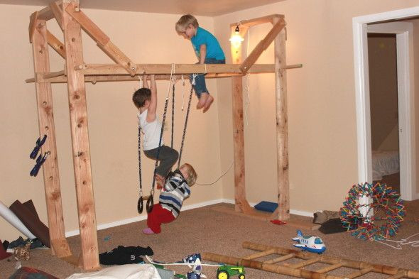 Indoor Gym Kids
 An indoor jungle gym What a great way to stimulate young