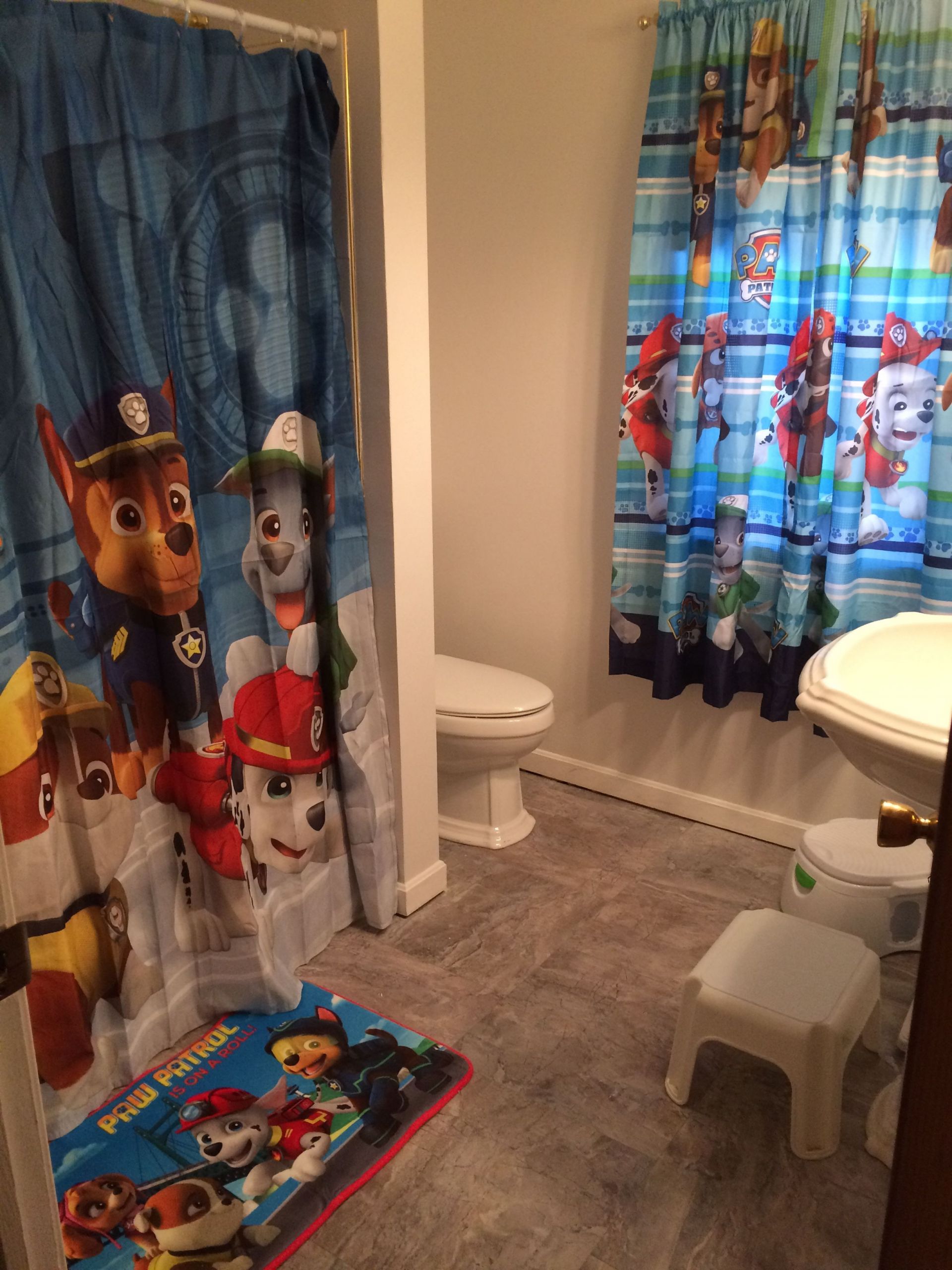 Kids Bathroom Sets Walmart
 Paw patrol bathroom decor Decor purchased at Walmart