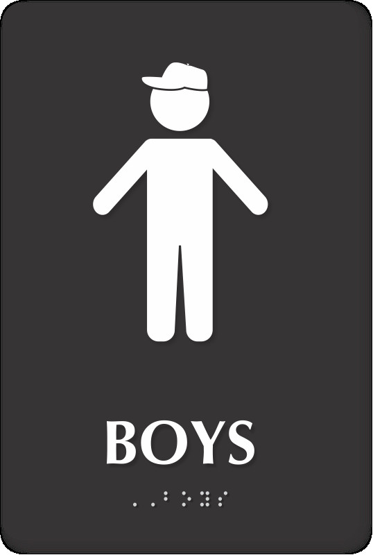 Kids Bathroom Signs
 Boys Bathroom Signs