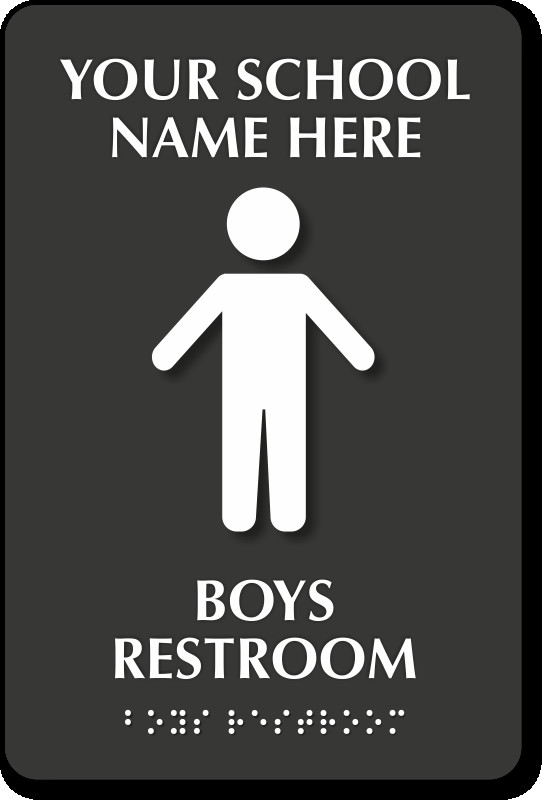Kids Bathroom Signs
 Boys Bathroom Signs