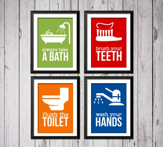 Kids Bathroom Signs
 The 25 best Bathroom rules ideas on Pinterest