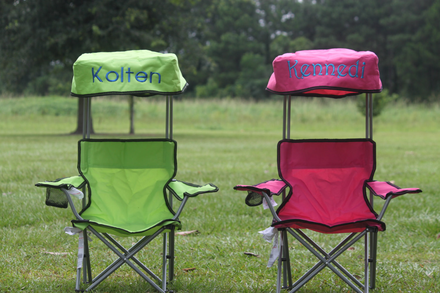 Kids Beach Chair
 Kids Foldable Canopy Beach Camp Chair Monogram by