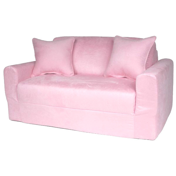 Kids Sleeper Chair
 Kids Sofa Sleeper in Pink Micro Suede