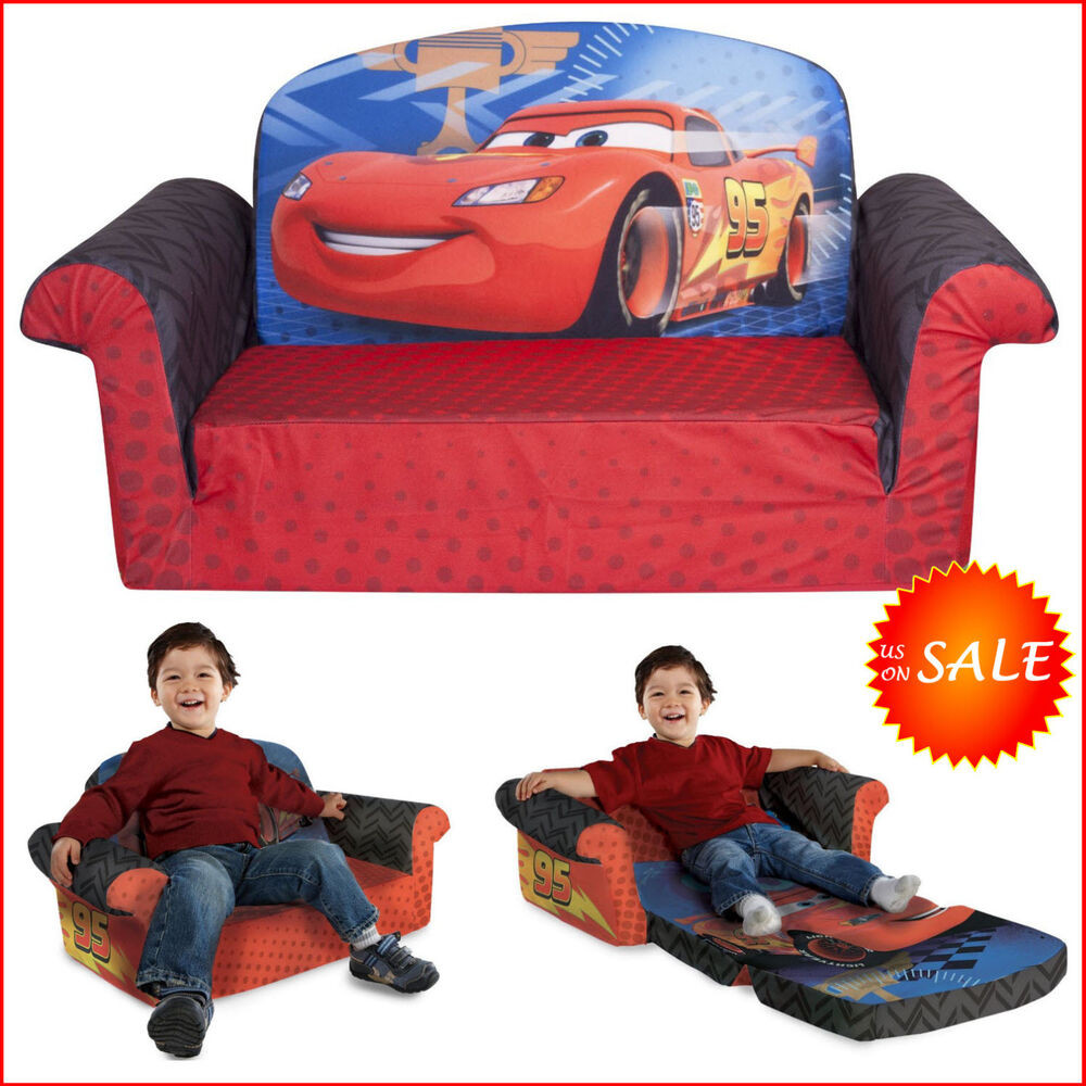 Kids Sleeper Chair
 Disney Car 2in1 Flip Sofa Bed Kids Toddler Boy Sleeper