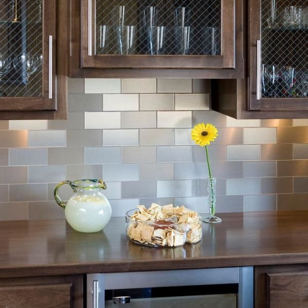 Kitchen Backsplashes Peel And Stick
 Peel and stick tile backsplash – review of pros and cons