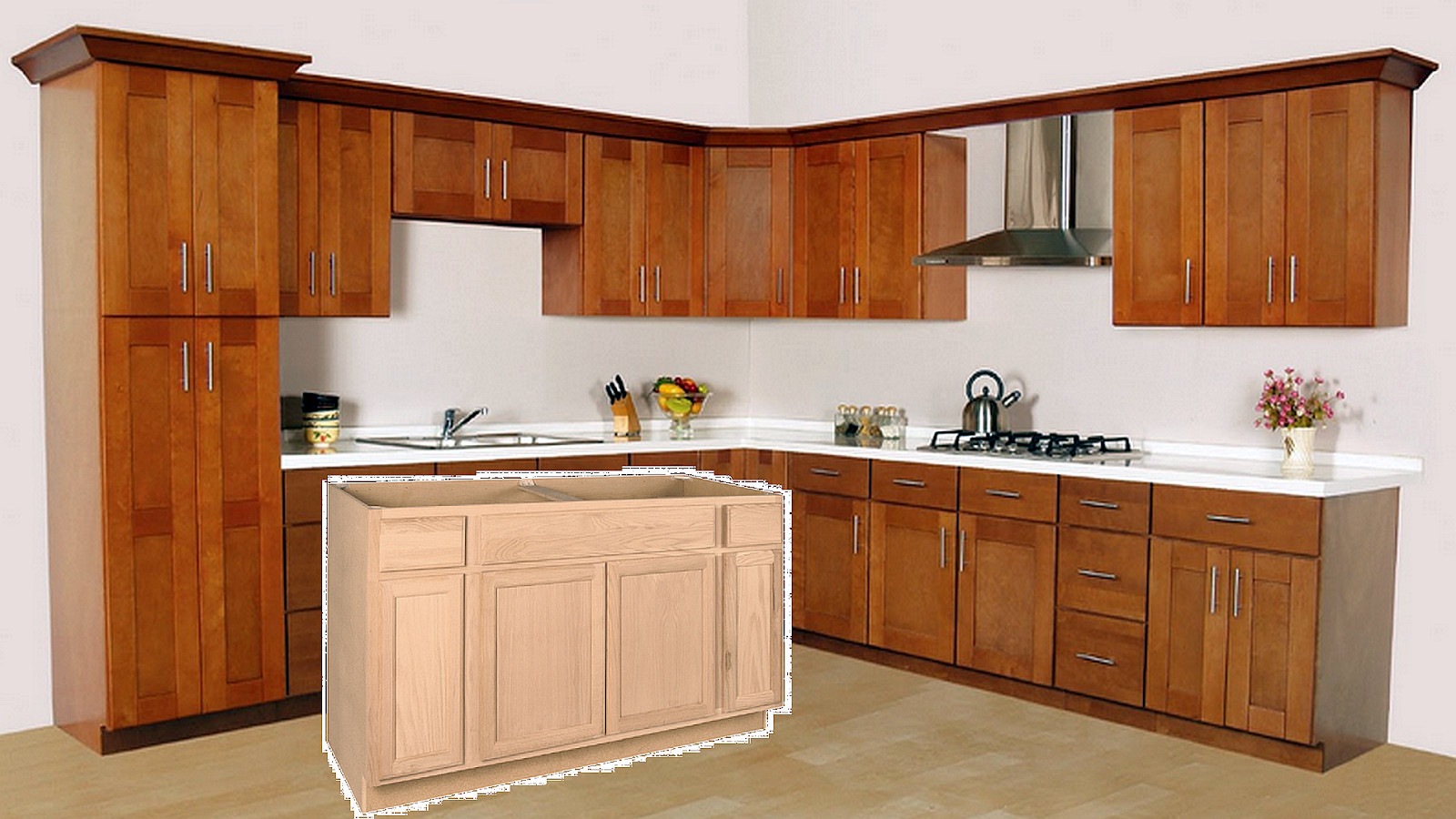 Kitchen Cabinets Finish
 how to finish unfinished kitchen cabinets