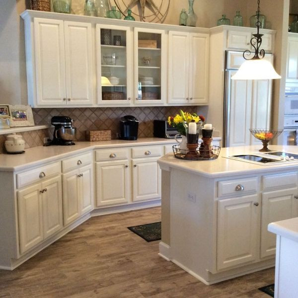 Kitchen Cabinets Finish
 Gorgeous General Finishes milk paint ½ Snow White ½