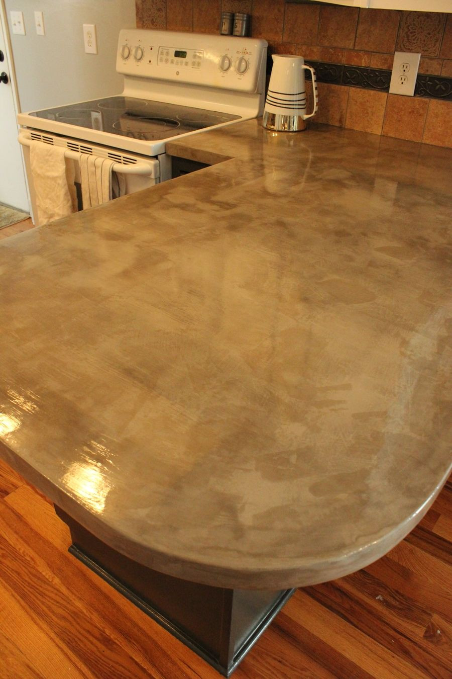 Kitchen Counters Diy
 DIY Concrete Kitchen Countertops A Step by Step Tutorial