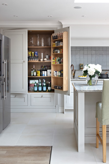 Kitchen Pantry Design Ideas
 Surrey Bespoke Traditional Shaker Kitchen Transitional