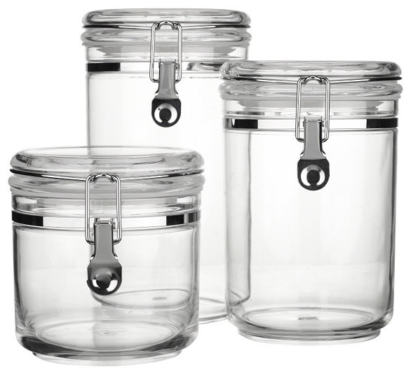 Kitchen Storage Canisters
 John Lewis Acrylic Storage Canisters Clear Contemporary