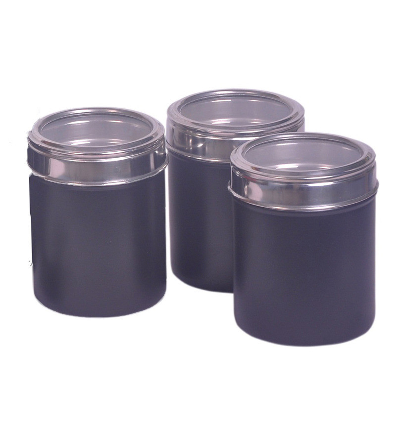 Kitchen Storage Canisters
 Dynamic Store Kitchen Storage Canister Set of Three by