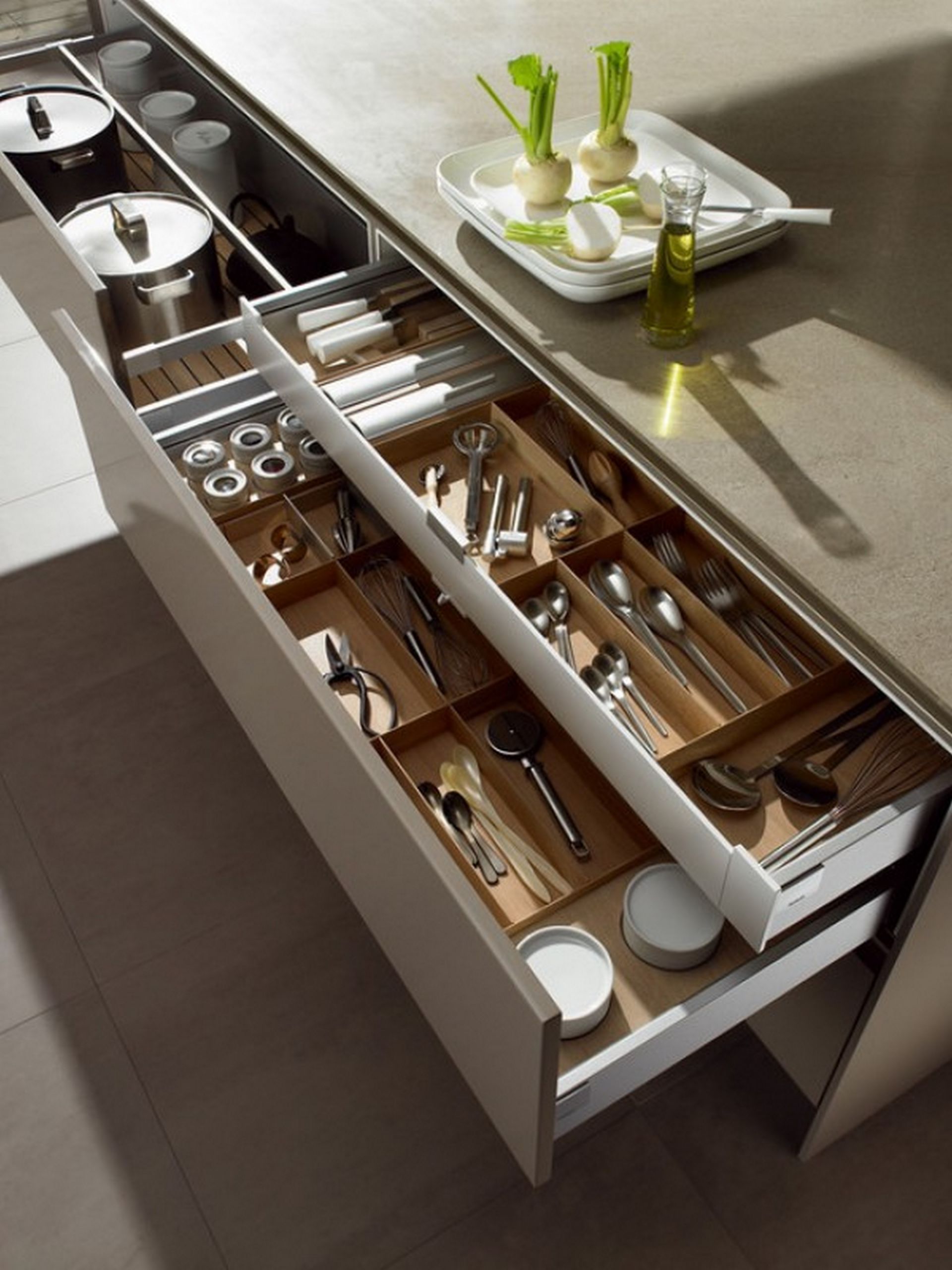 Kitchen Storage Drawers
 Tips for Perfectly Organized Kitchen Drawers