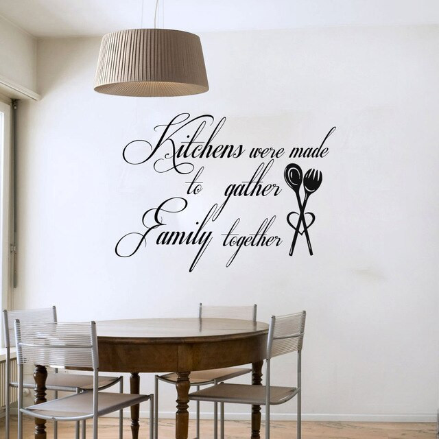 Kitchen Words Wall Art
 Aliexpress Buy Kitchen Were Made To Gather Family
