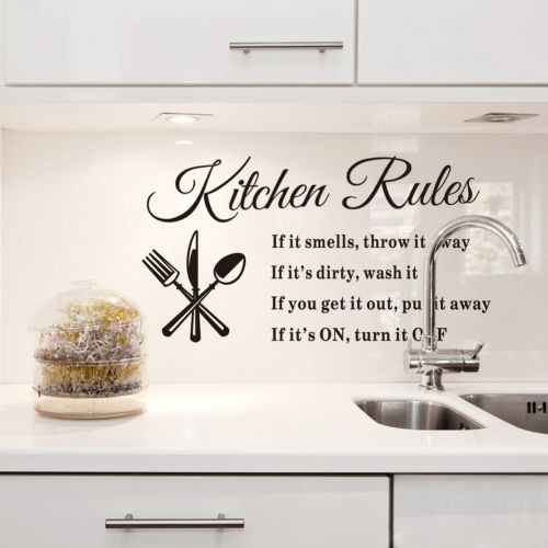 Kitchen Words Wall Art
 Kitchen Wall Quotes And Sayings QuotesGram
