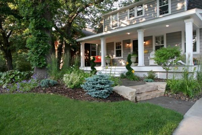 Landscape Around Front Porch
 31 Amazing Front Yard Landscaping Designs and Ideas