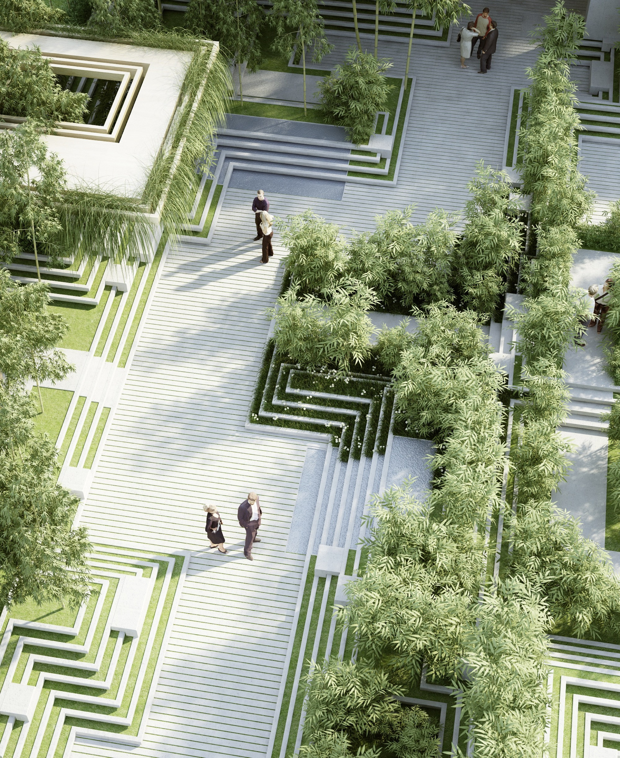 Landscape By Design
 A New Landscape by Penda Is Inspired by Indian Stepwells