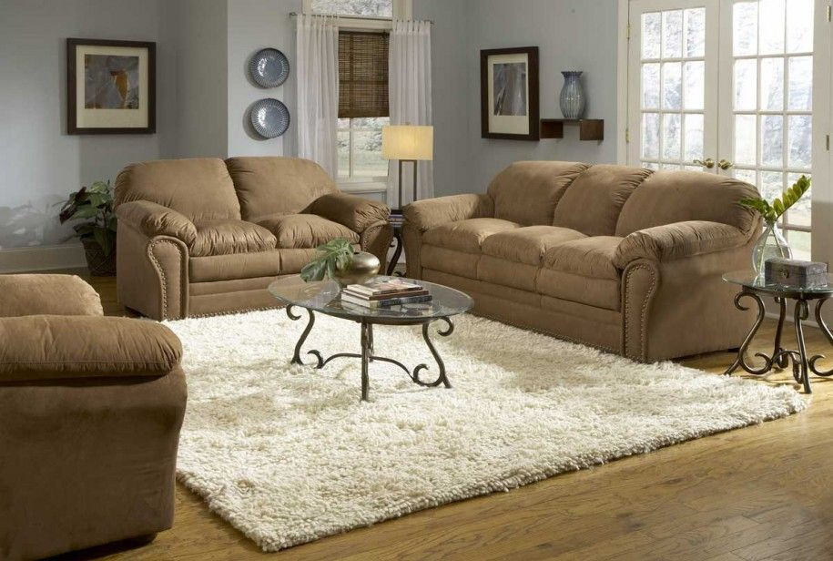 Light Grey Couch Living Room
 light gray walls with brown leather couch