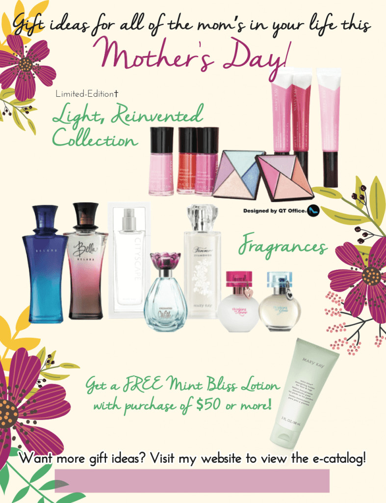 Mary Kay Mothers Day Ideas
 Mary Kay Mother s Day Gift Ideas QT fice Blog Free