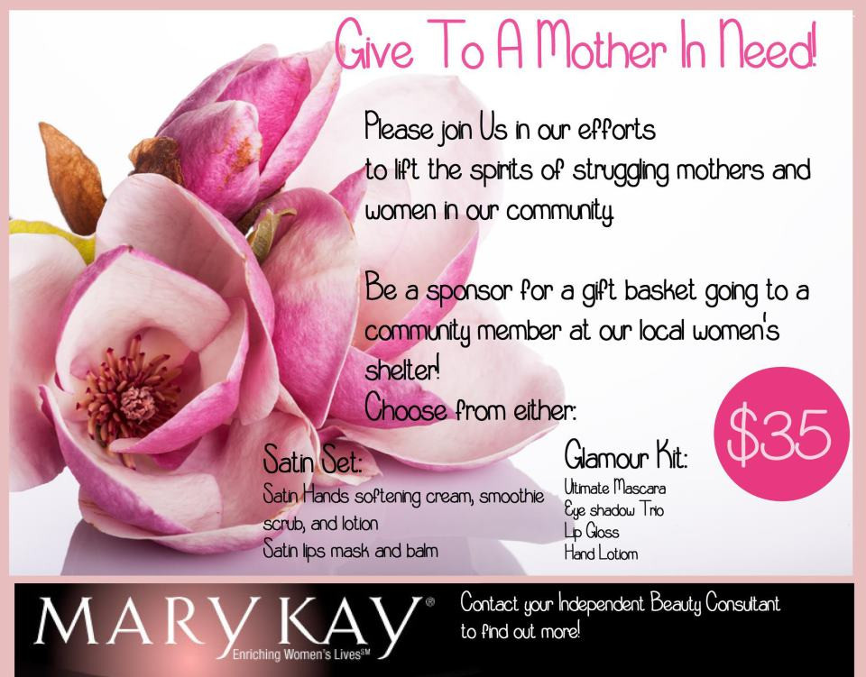 Mary Kay Mothers Day Ideas
 Adopt a Mom for Mother’s Day – Tally Connection Tallahassee