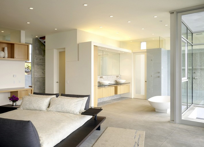 Master Bedroom And Bathroom
 Incredible Open Bathroom Concept for Master Bedroom