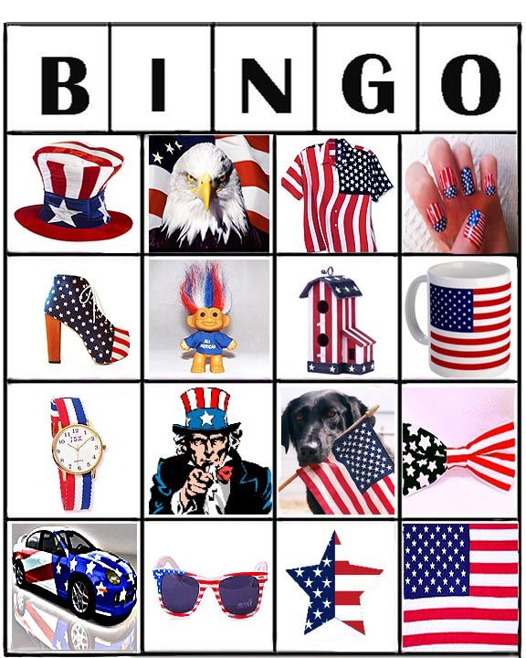 Memorial Day Activities For Seniors
 Card 1 Flag Bingo is a great activity for seniors who