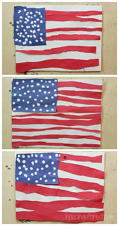 Memorial Day Arts And Craft
 Patriotic crafts for kids American Flag Craft for Kids