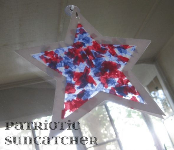 Memorial Day Crafts For Preschoolers
 red white and blue patriotic star suncatcher memorial day