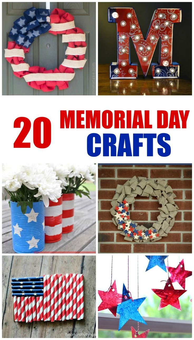 Memorial Day Ideas
 Make a fun and easy Memorial Day craft to add some