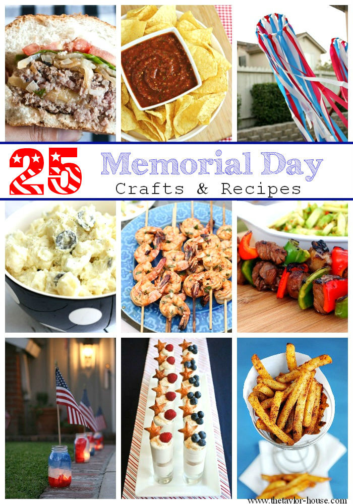 Memorial Day Meals Ideas
 25 Memorial Day Recipes & Crafts