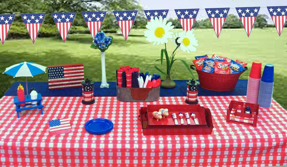 Memorial Day Party Theme
 Patriotic Party Decorations 4th of July