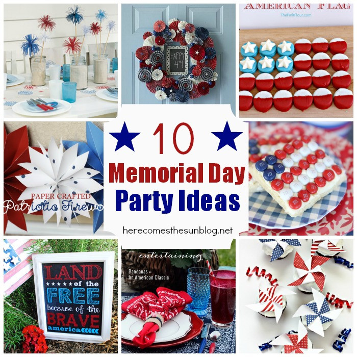 Memorial Day Party Theme
 Nine 4th of July Ideas