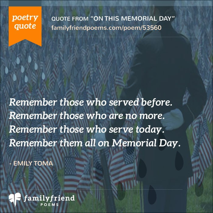 Memorial Day Quotes And Pictures
 Memorial Day Poems Poems about Memorial Day