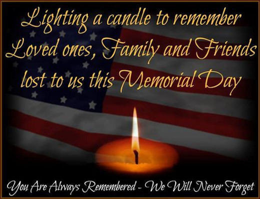 Memorial Day Quotes For Loved Ones
 Lighting A Candle To Remember Loved es Family And