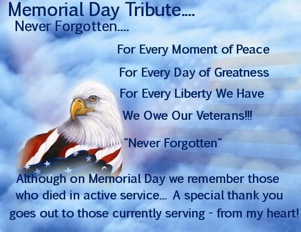 Memorial Day Thank You Quotes
 Memorial Day Thank You Veterans