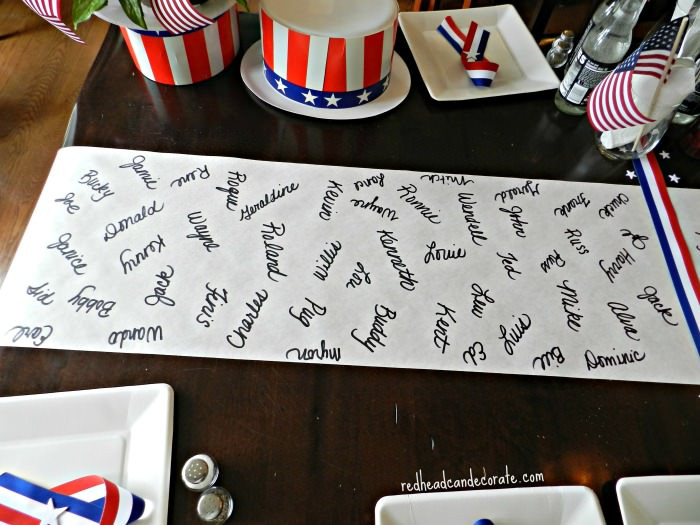 Memorial Day Tribute Ideas
 Memorial Day Tribute Table Redhead Can Decorate