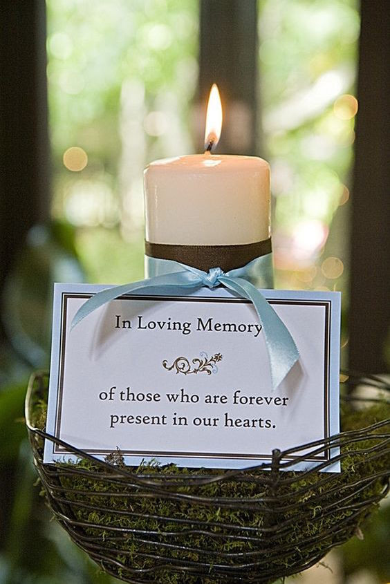 Memorial Day Tribute Ideas
 Unique Wedding Memorial Ideas In Loving Memory