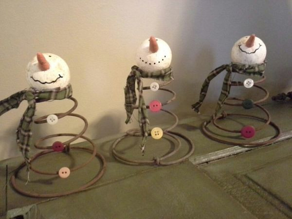 Metal Spring Ideas 10 Simple Snowmen Ideas for your Holiday Décor